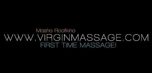  Sweet virgin pussy babe Masha Roofkina massaged